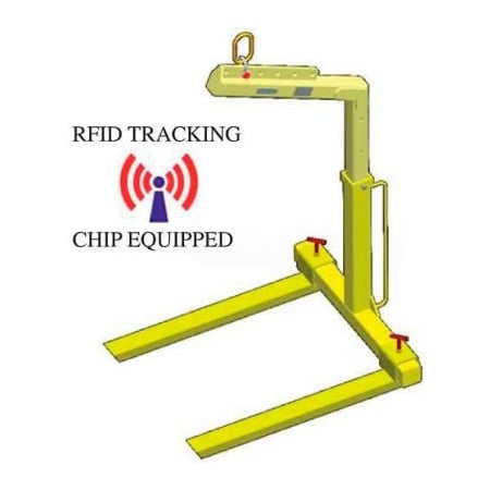 Machining & Welding By Olsen M&W Adjustable Pallet Lifter - 4000 Lb. Capacity 12412
